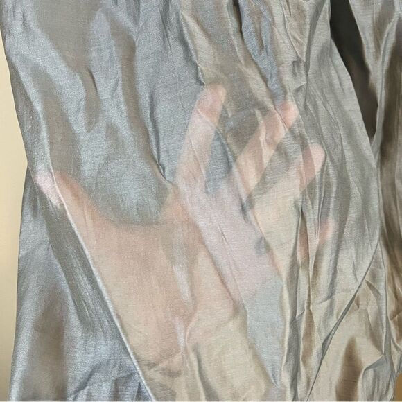 ✨ Two Twin Style Gray Sheer Long Sleeve Top Large - Picture 12 of 14